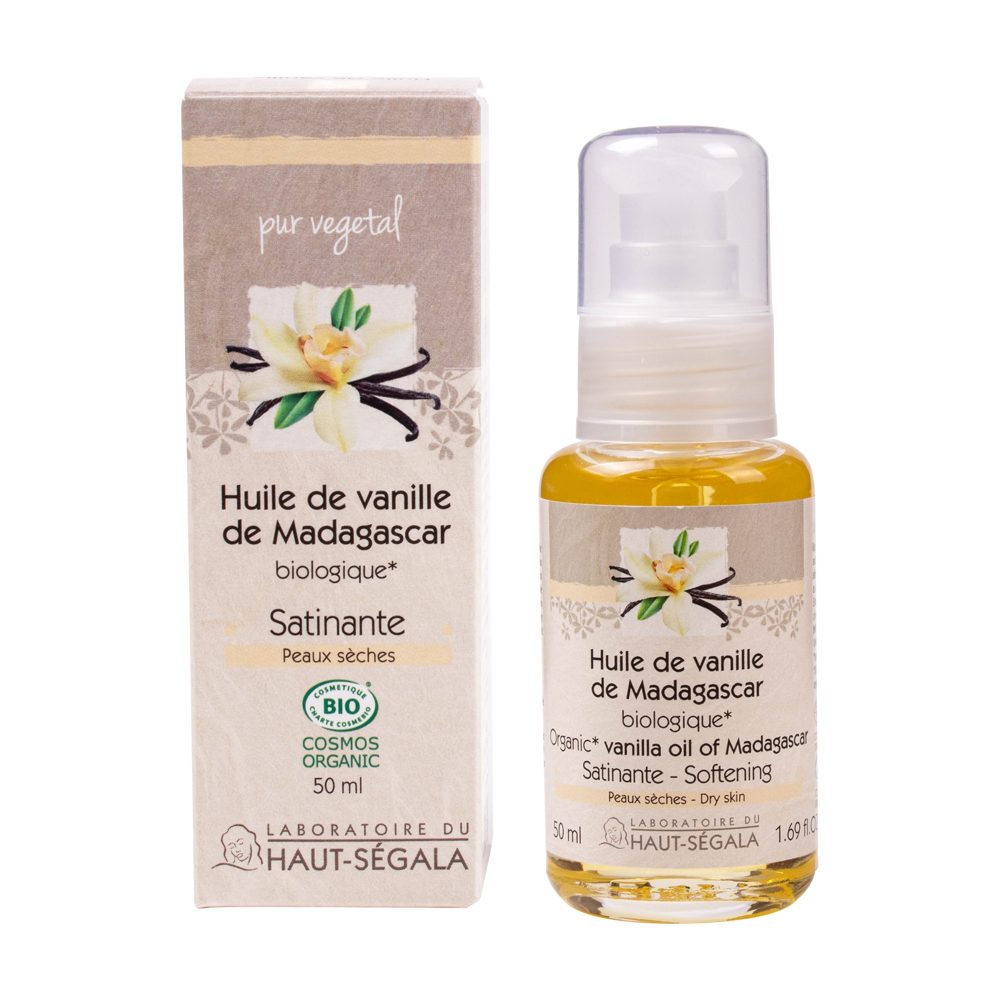 Huile végétale biologique de vanille 50 ml