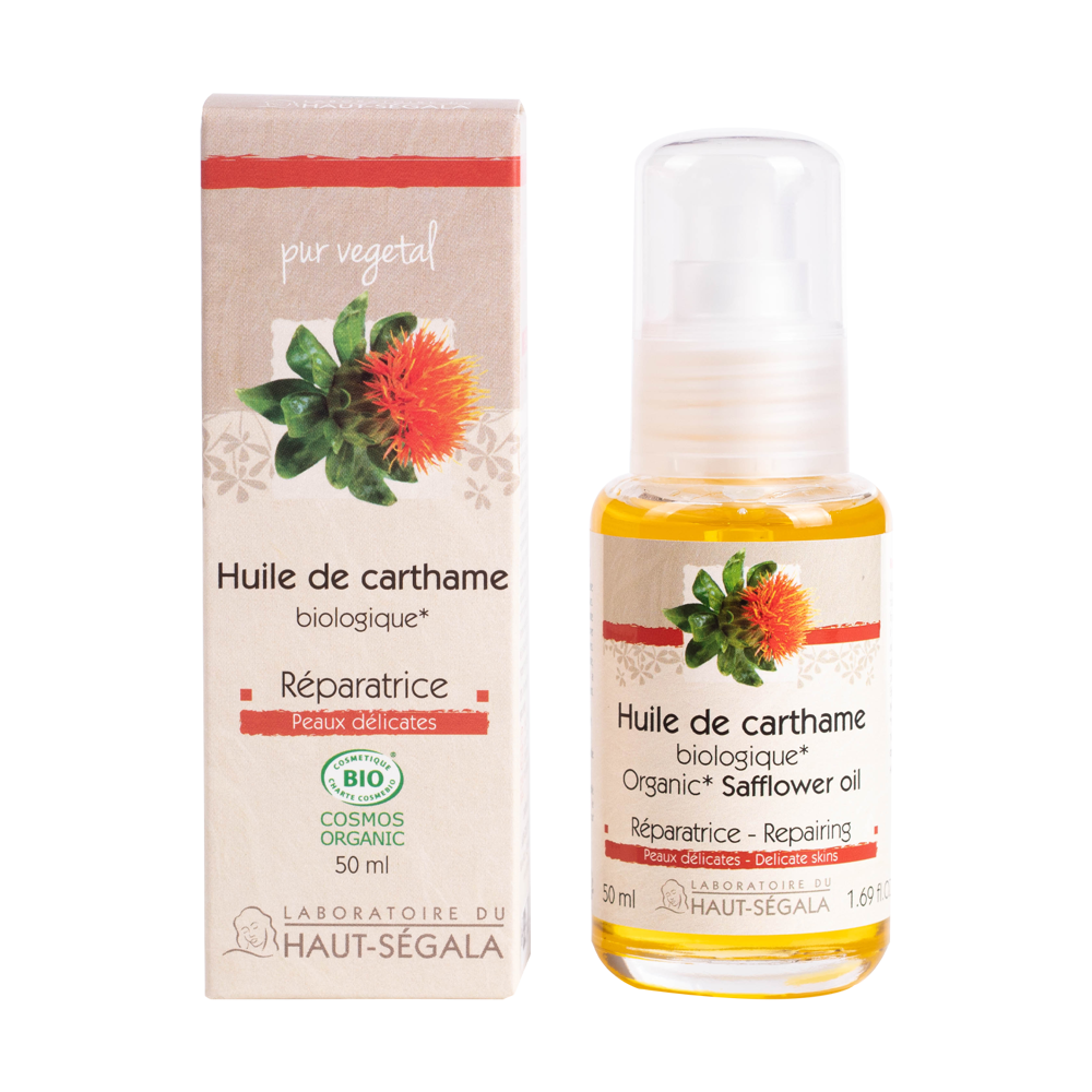 Huile végétale biologique de carthame 50 ml