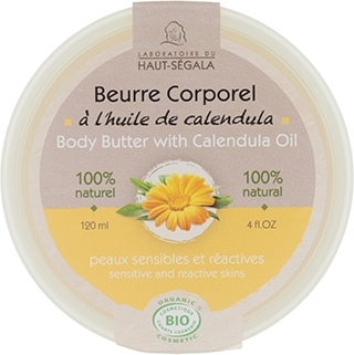 Beurre corporel à l'huile de calendula 120ml