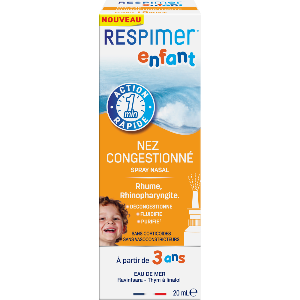 Respimer enfant action rapide spray nasal 20 ml