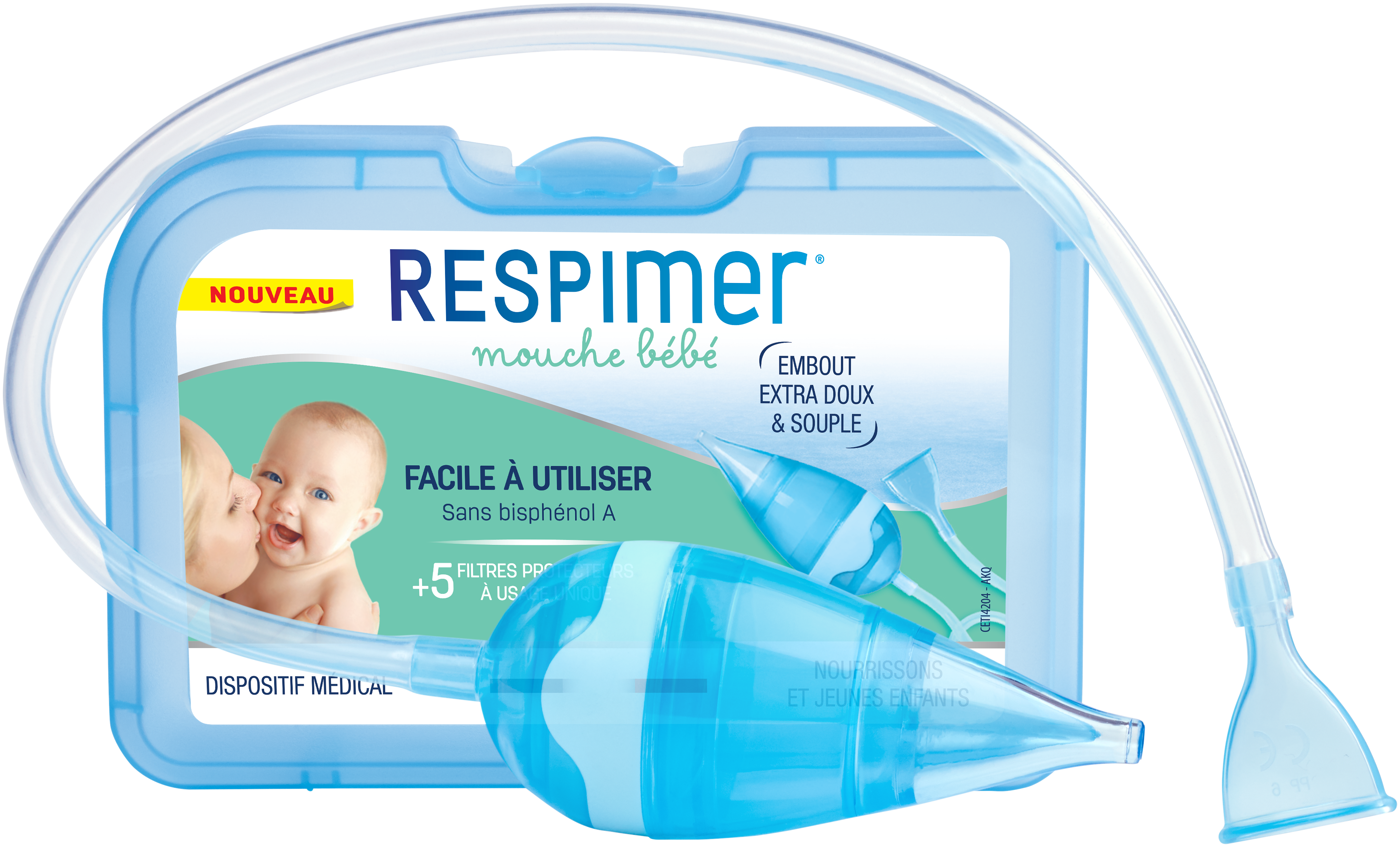 Respimer mouche bébé + 5 filtres