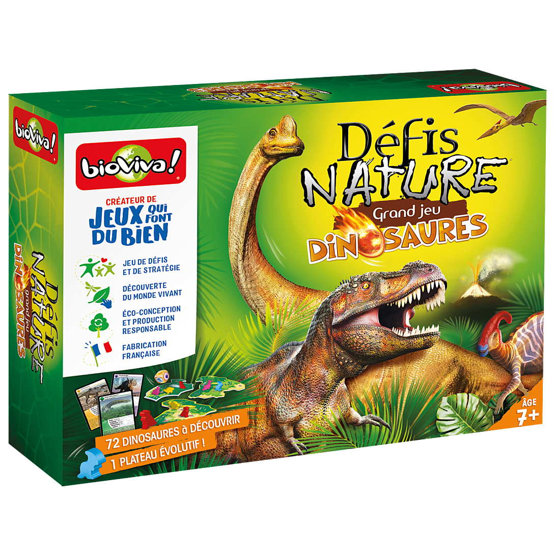 LE GRAND JEU DEFIS NATURE - DINOSAURES (Coffret)