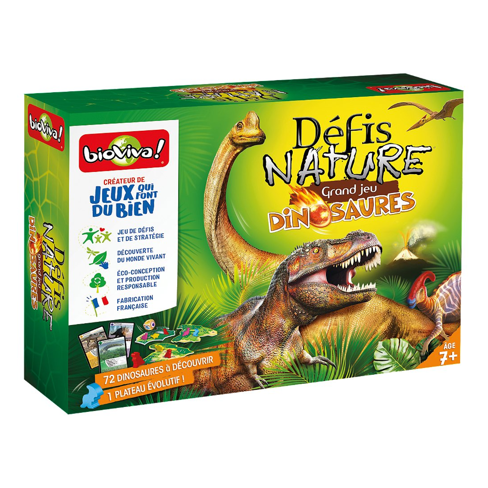 LE GRAND JEU DEFIS NATURE - DINOSAURES (Coffret)