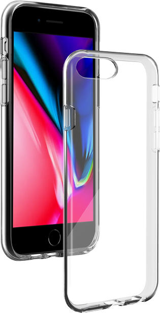 Coque de Protection Silisoft transparente Ultra-fine BigBen Iphone 6/7/8 Plus