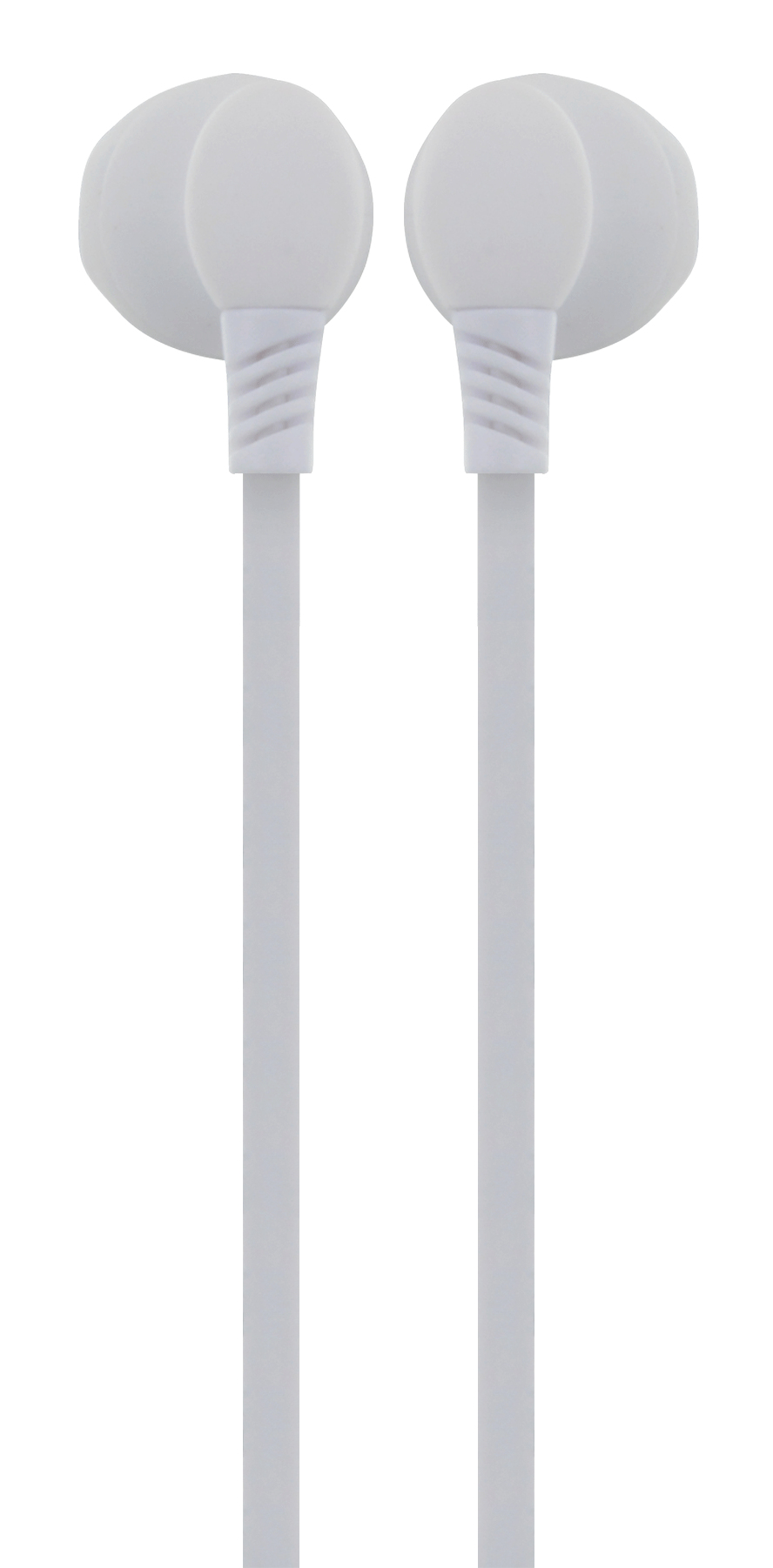 Ecouteurs Filaire Jack 3.5mm avec câble plat Blanc Bigben