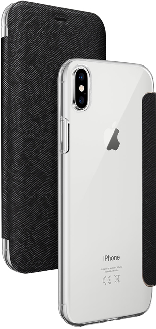 Etui de Protection Crystal BigBen Iphone X/XS Noir