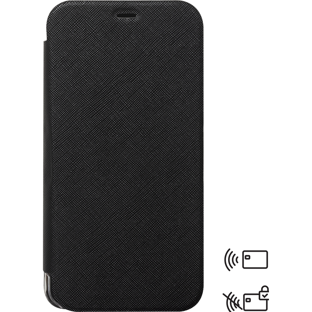 Étui à rabat Bigben Crystal Noir pour iPhone 11 Pro Max