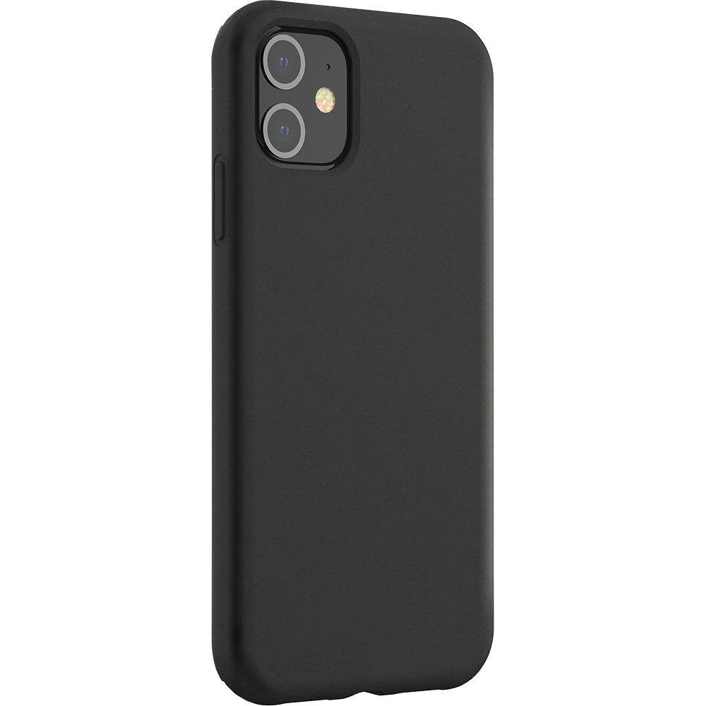 Coque de Protection Silicone Soft Touch Iphone 12 / Iphone 12 Pro Noir