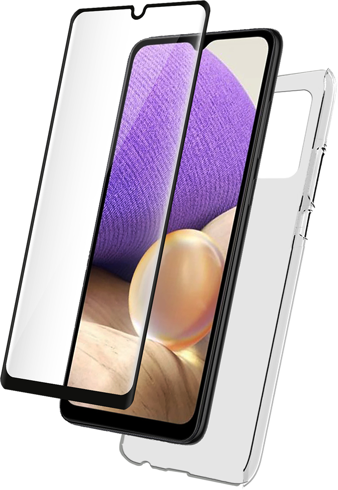 Pack Coque Souple Transparent et protège-écran BigBen Samsung G A32