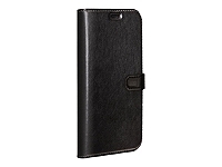 Protection Folio iPhone 13 Pro Max Bigben Wallet avec languette Noir