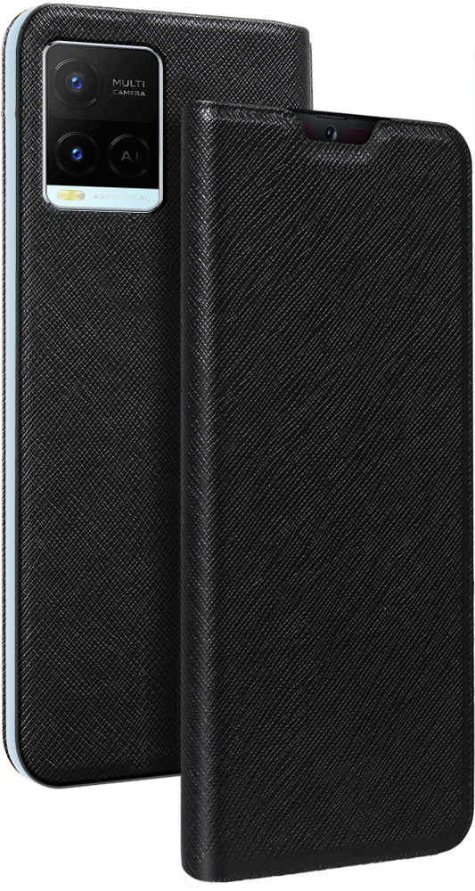 Protection Folio BigBen Vivo Y21 / Y21s / Y33s Stand Noir