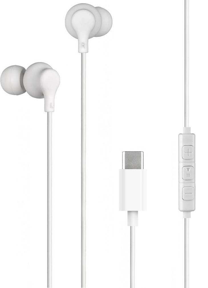 ECOUTEURS FILAIRE Bigben Connected KP INTRA USB BLANC