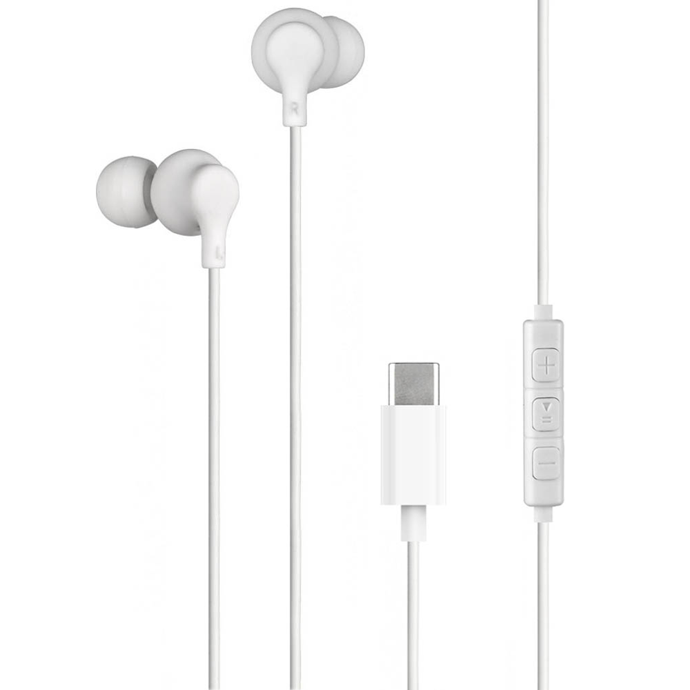 ECOUTEURS FILAIRE Bigben Connected KP INTRA USB BLANC