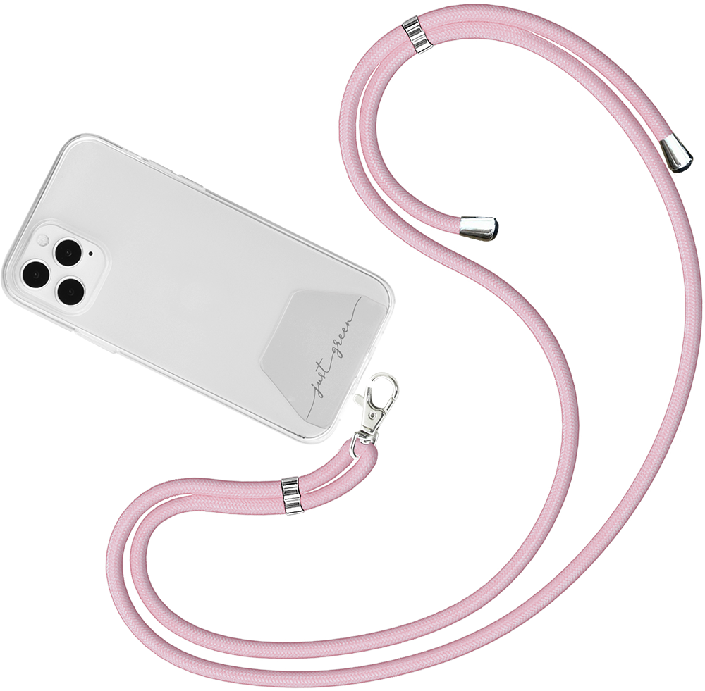 Bandoulière amovible Universelle 100% Recyclable Baby pink Just Green