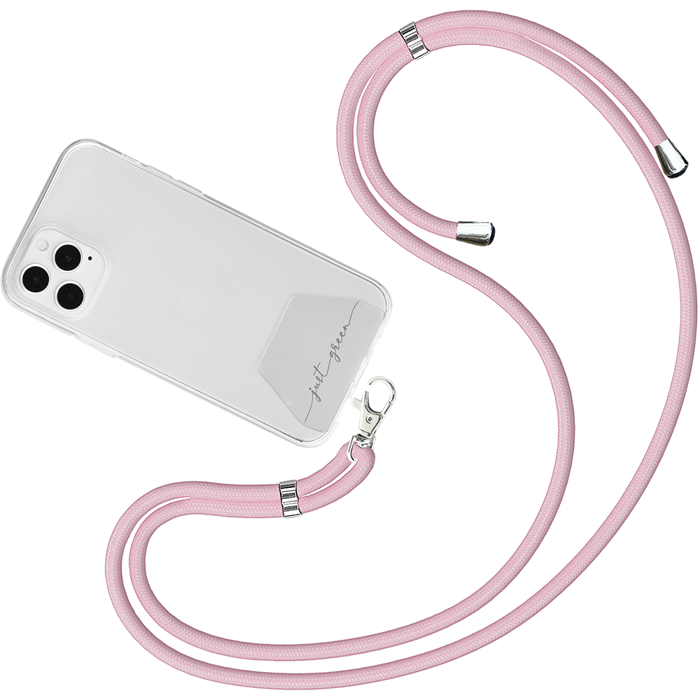 Bandoulière amovible Universelle 100% Recyclable Baby pink Just Green