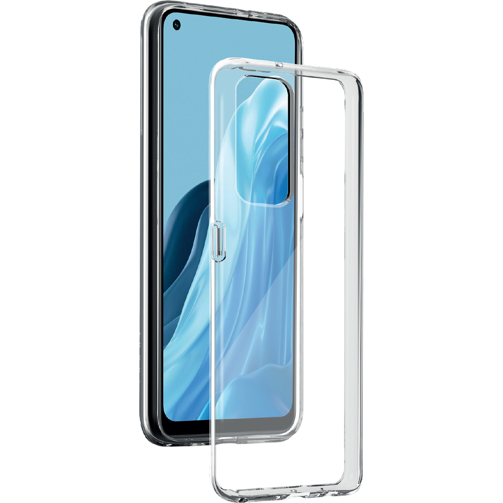 Coque Oppo Reno 8 Lite Silisoft souple Transparente Bigben