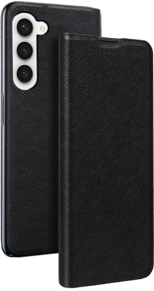 Etui Folio Samsung G S23 5G Noir - Porte-carte intégré Bigben