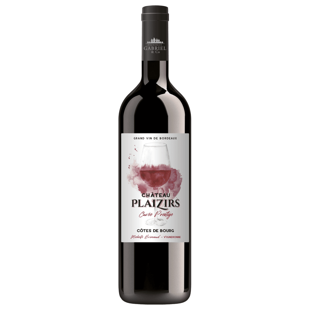 Château Plaizirs Prestige, 2021 - Côtes de Bourg AOP - Rouge - 75 cl
