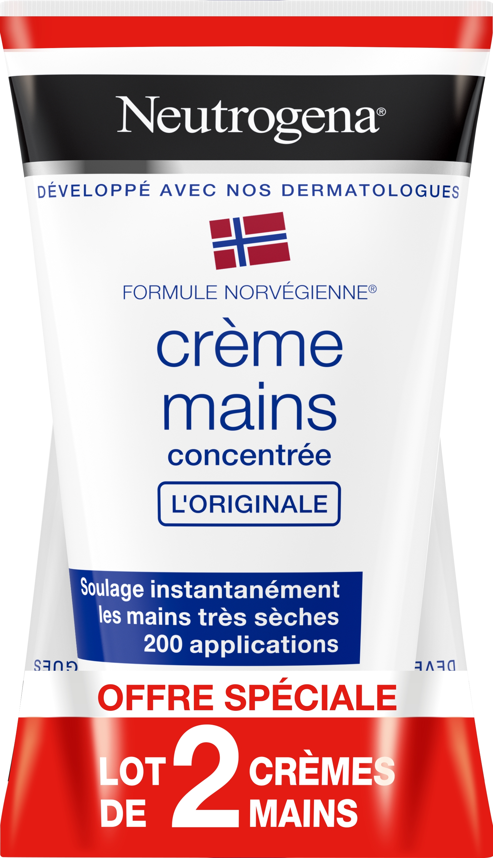 Neutrogena crème mains concentrée 'originale 2x50 ml - vue 2