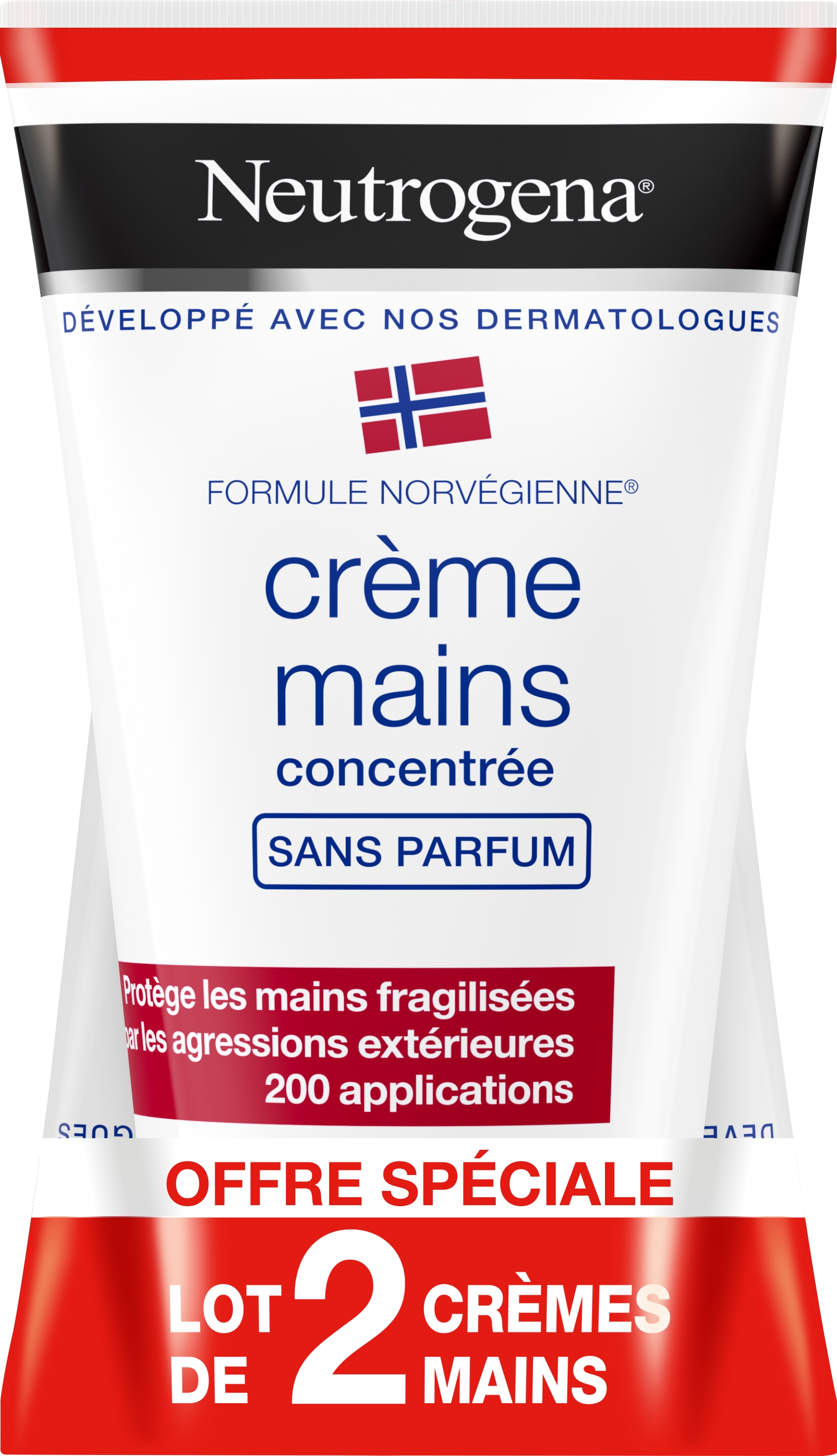 Duo crème mains apaisante 2x50ml