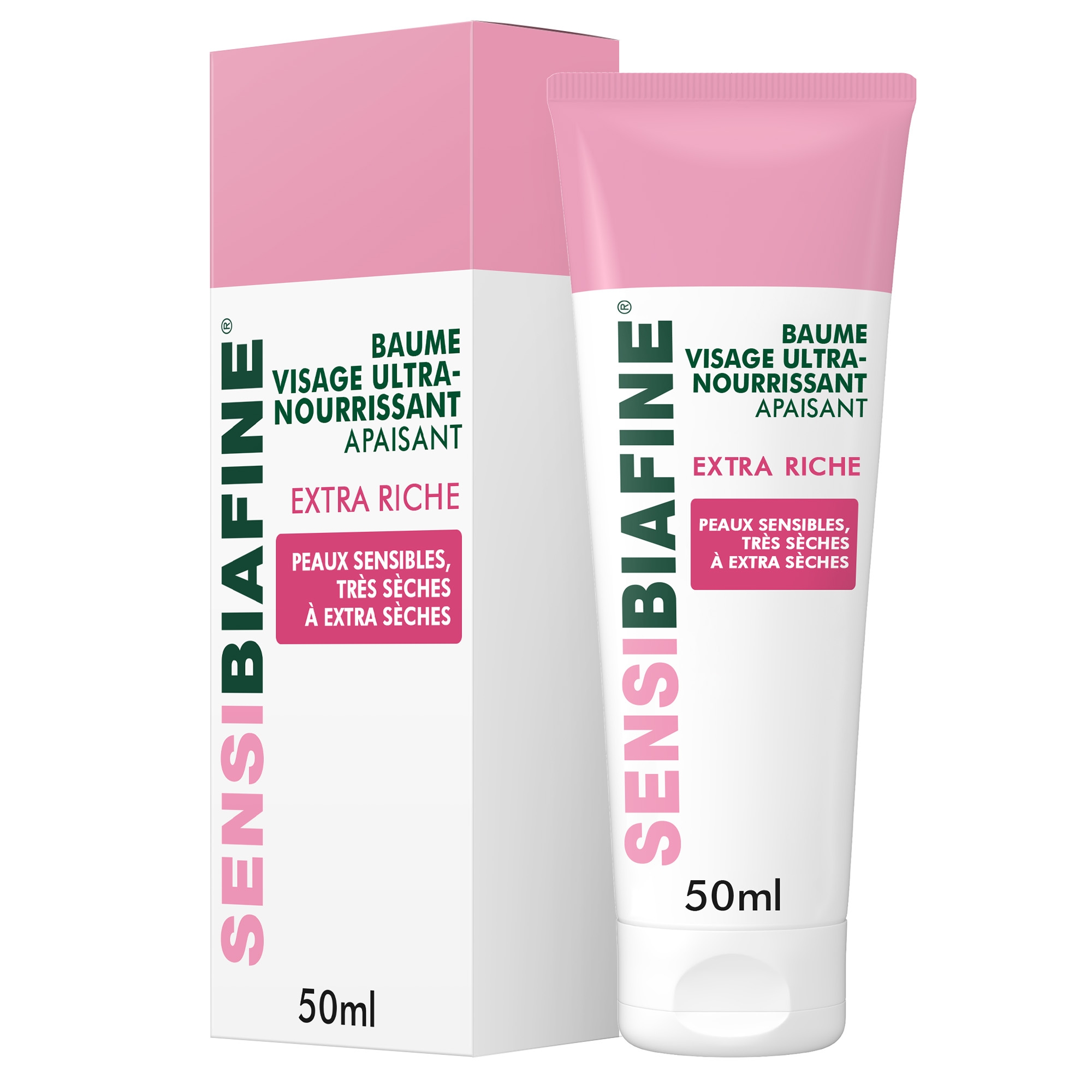 Sensibiafine Baume Visage Apaisant Extra Riche 50ml