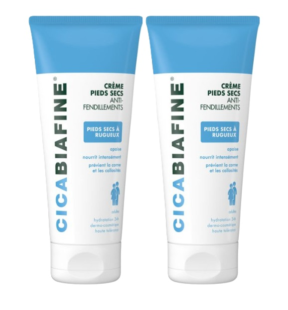 Duo crème pieds sec anti-fendillements 2x100ml