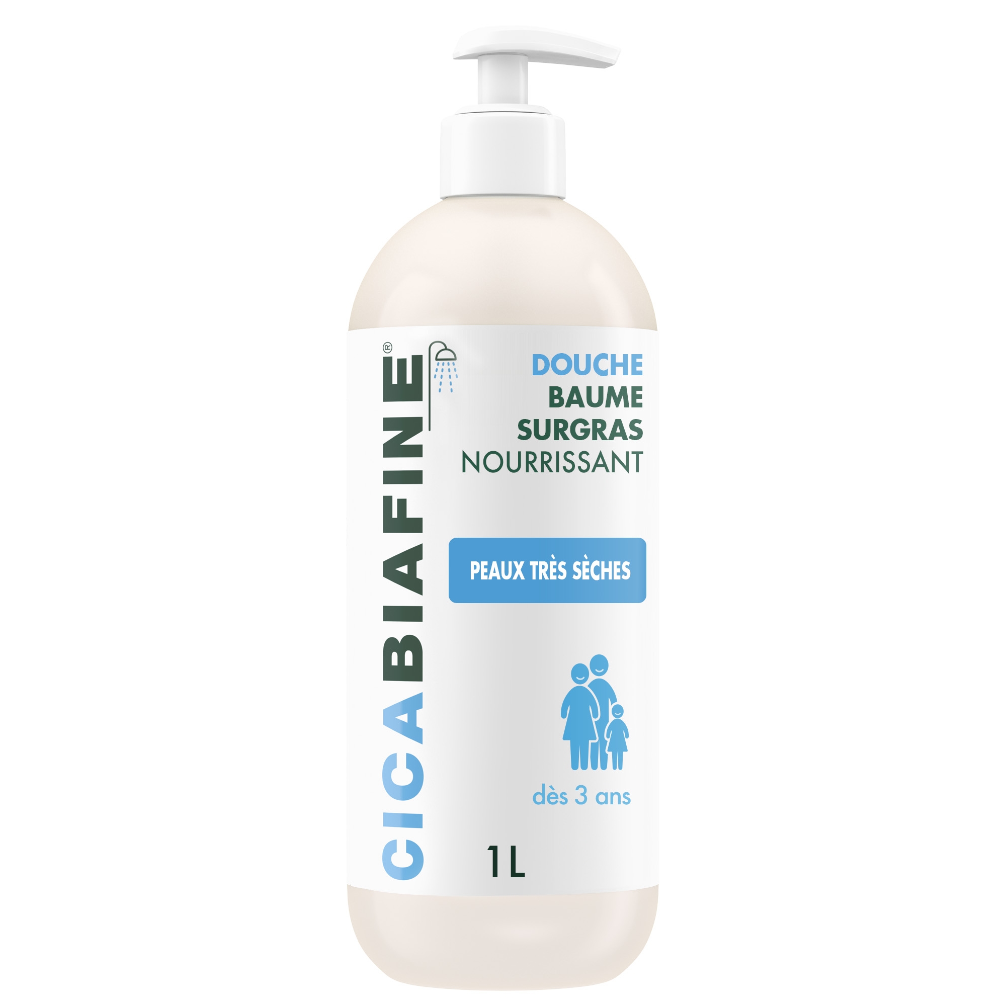 Cica Baume Douche Surgras Hydratant 1L