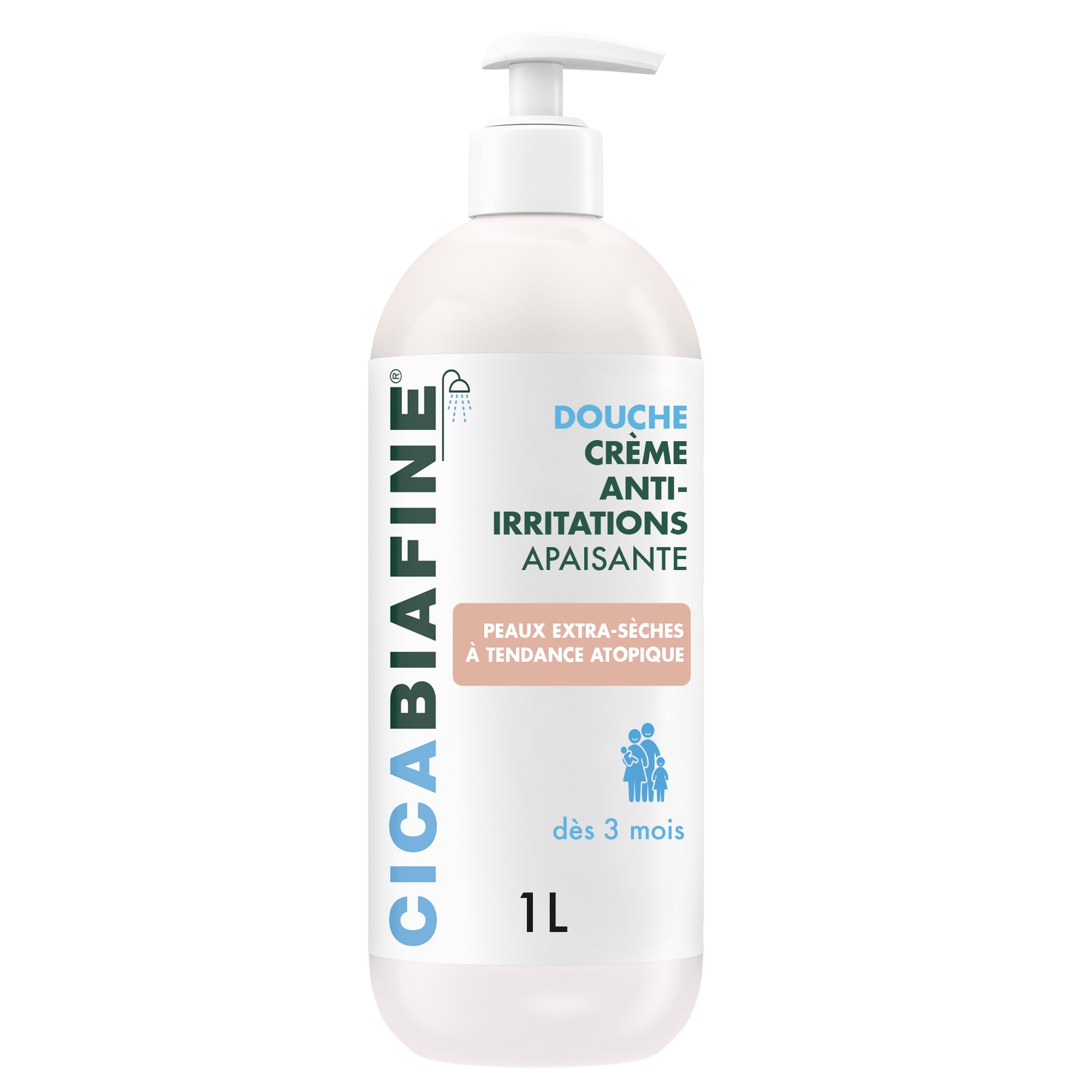 Crème douche anti-irritations apaisante 1L
