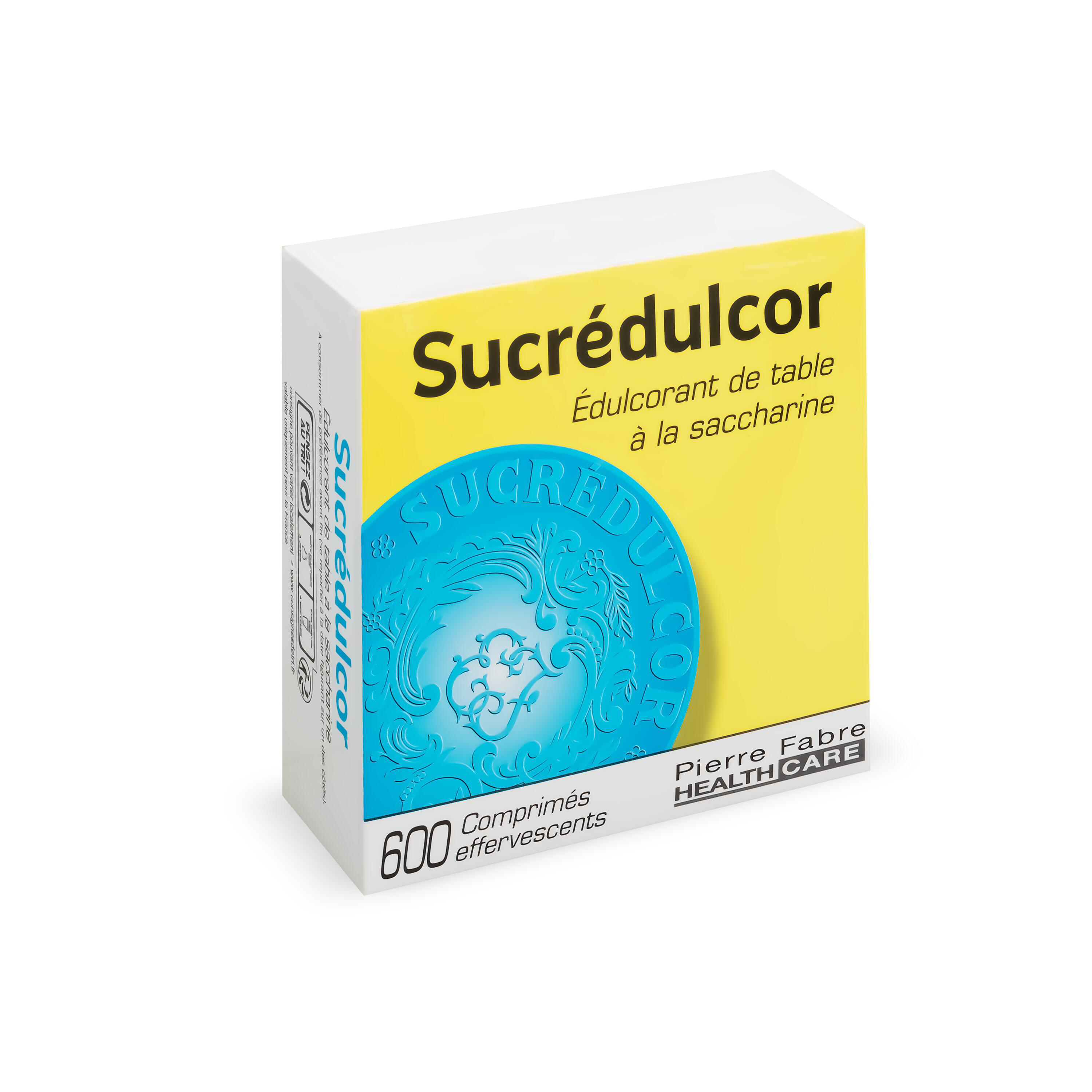 Sucrédulcor édulcorant effervescent à la saccharine 600 comprimés