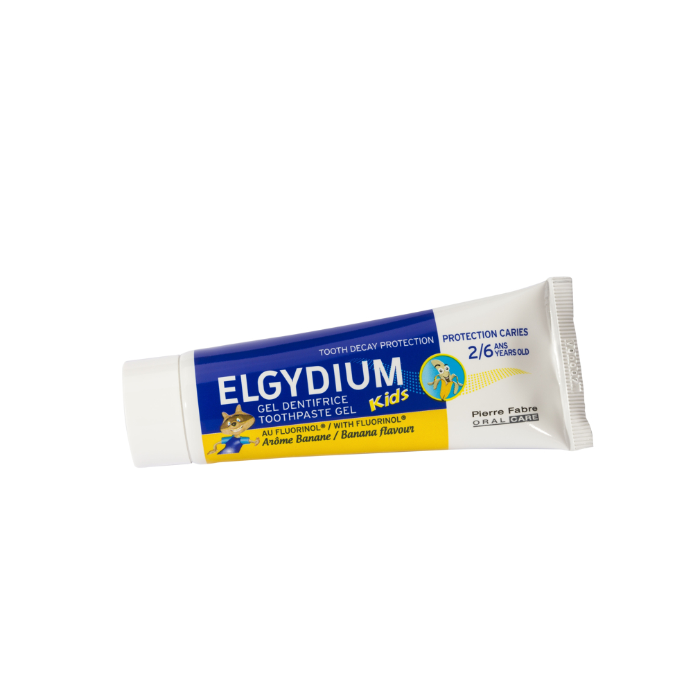 Elgydium Kids Dentifrice Banane 2/6ans 50 ml