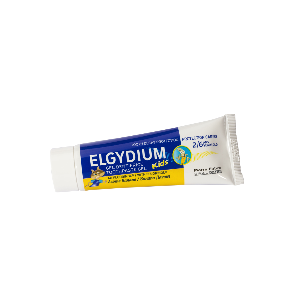 Elgydium Kids Dentifrice Banane 2/6ans 50 ml