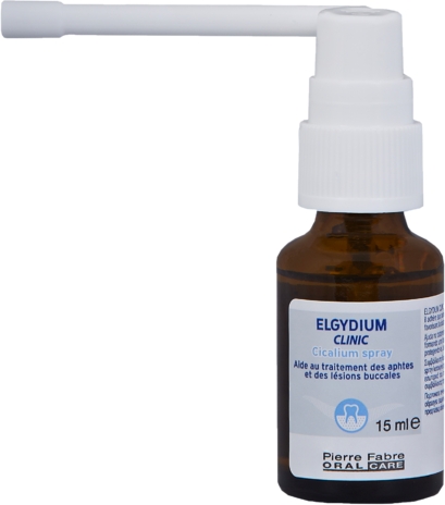 Elgydium CLINIC Cicalium Aphtes et Lésions buccales Spray 15ml