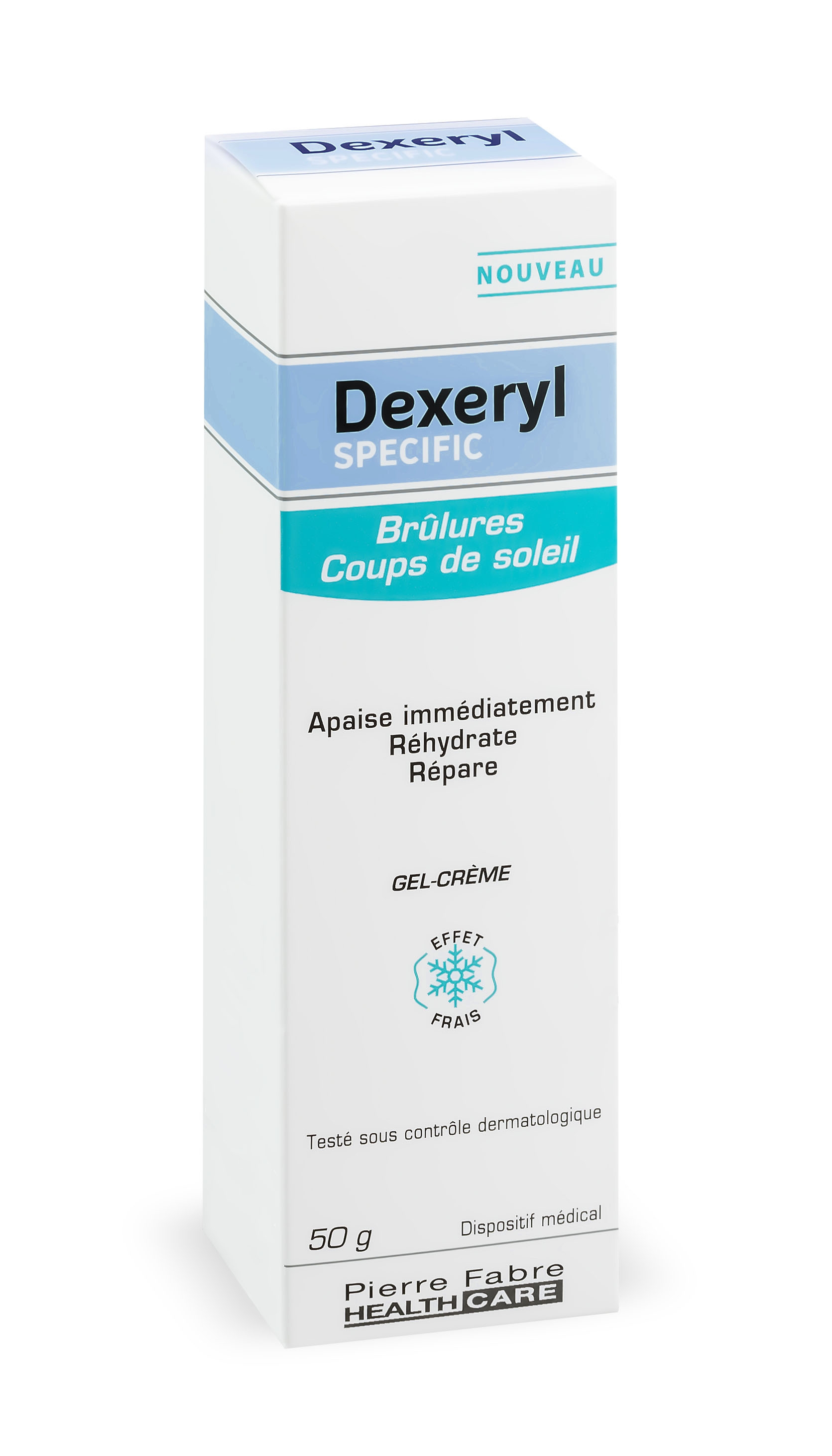 Specific Brûlures Coups de soleil Gel crème Apaisant Hydratant Réparateur 50g