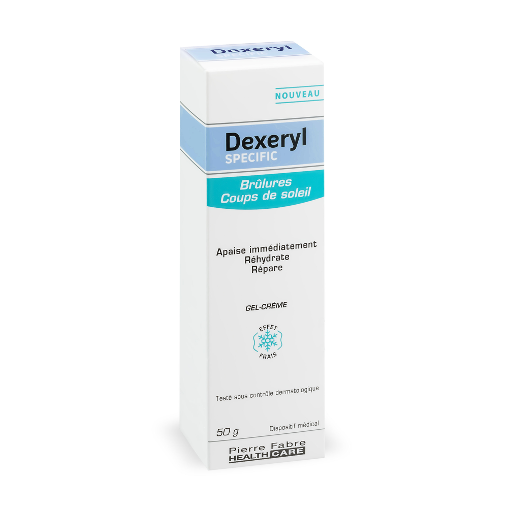 Specific Brûlures Coups de soleil Gel crème Apaisant Hydratant Réparateur 50g