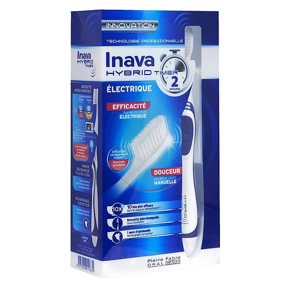 Inava Hybrid Timer - Brosse à dents électrique