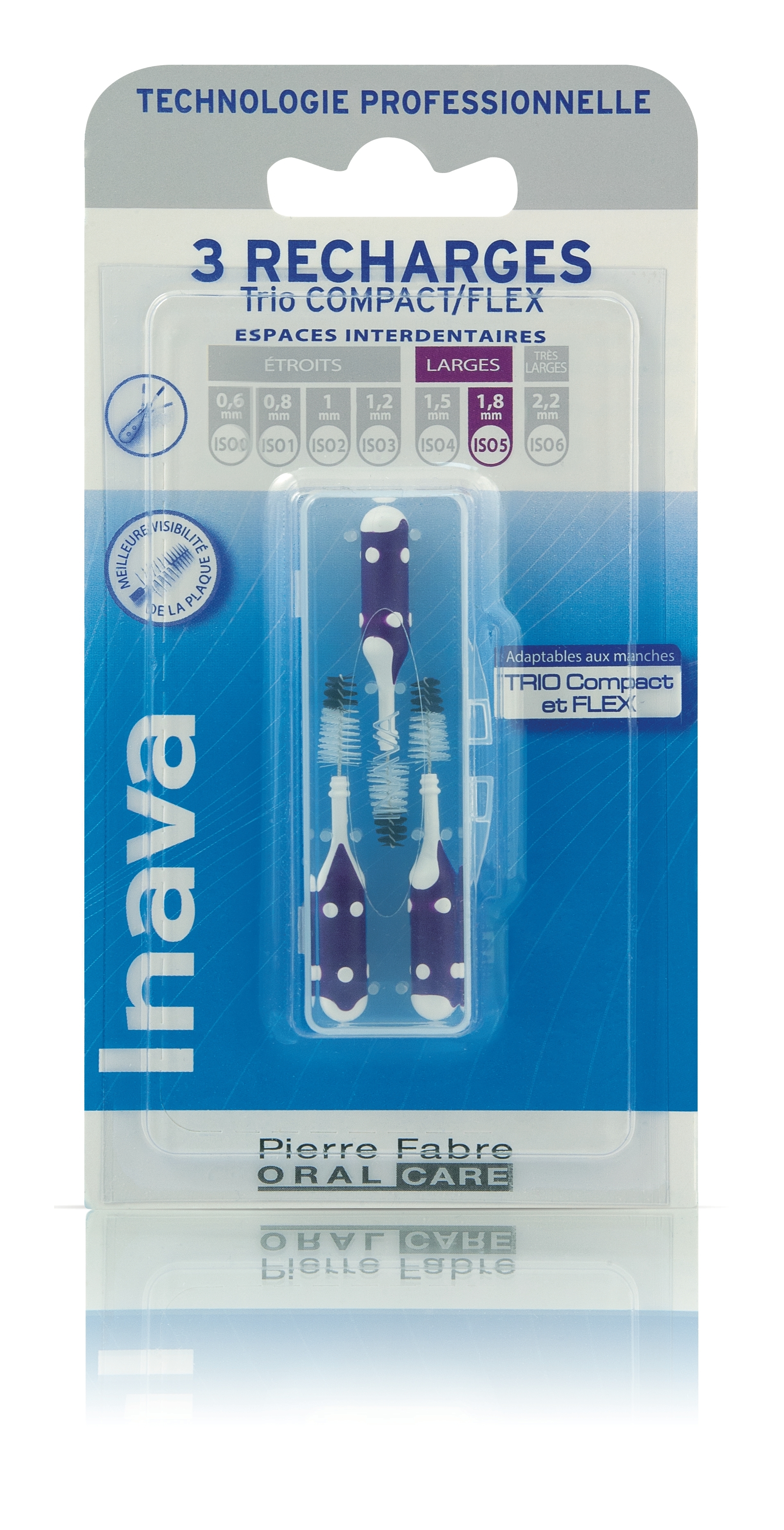 Inava Recharge Violette (ISO 5) - brossette interdentaire