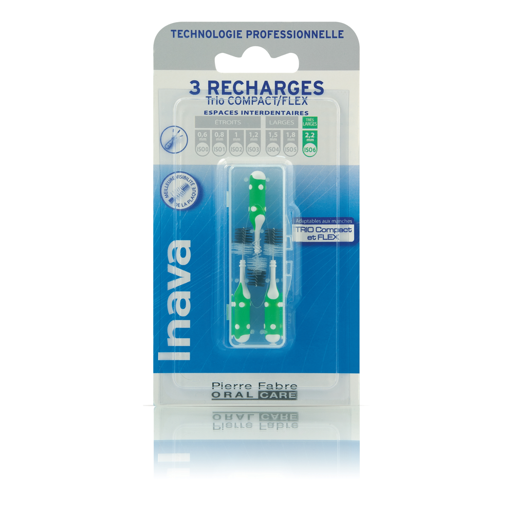 Inava Recharge Verte (ISO 6) - brossette interdentaire