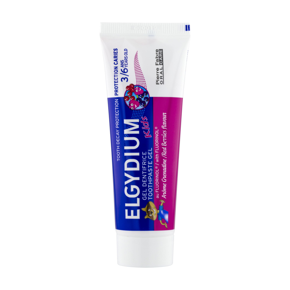 Elgydium Kids Dentifrice Protection Caries Grenadine 2/6 ans 50 ml