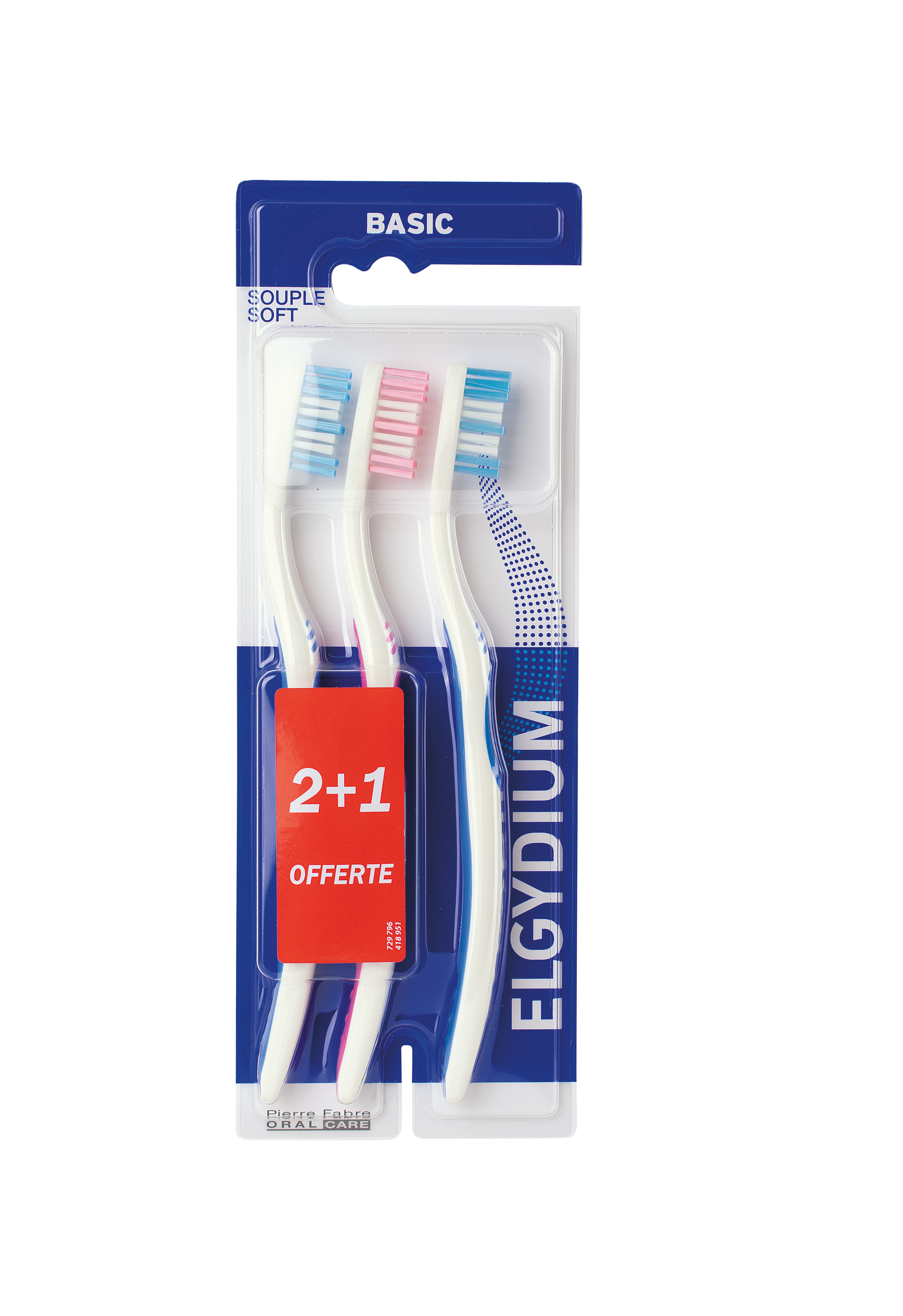 Brosse A Dent Basic Souple Offre Spéciale Trio