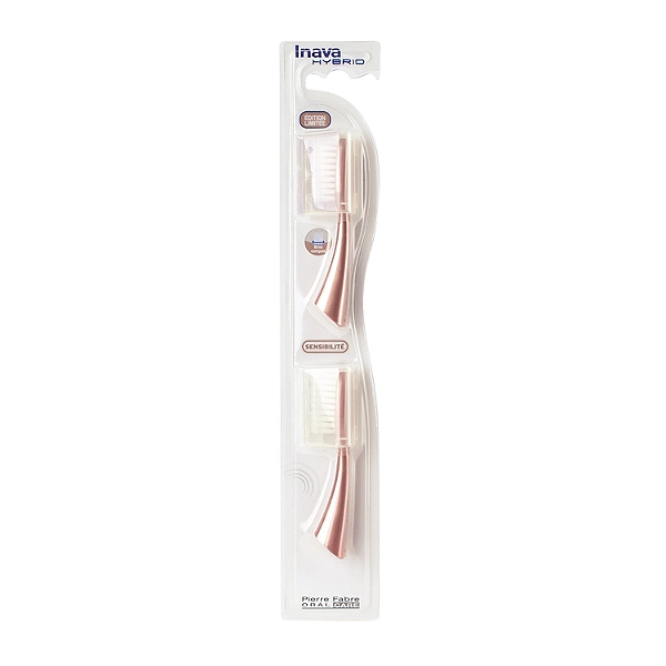 Inava Hybrid Recharge Brosse à dents Sensibilité Rose Edition limitée 2 unités