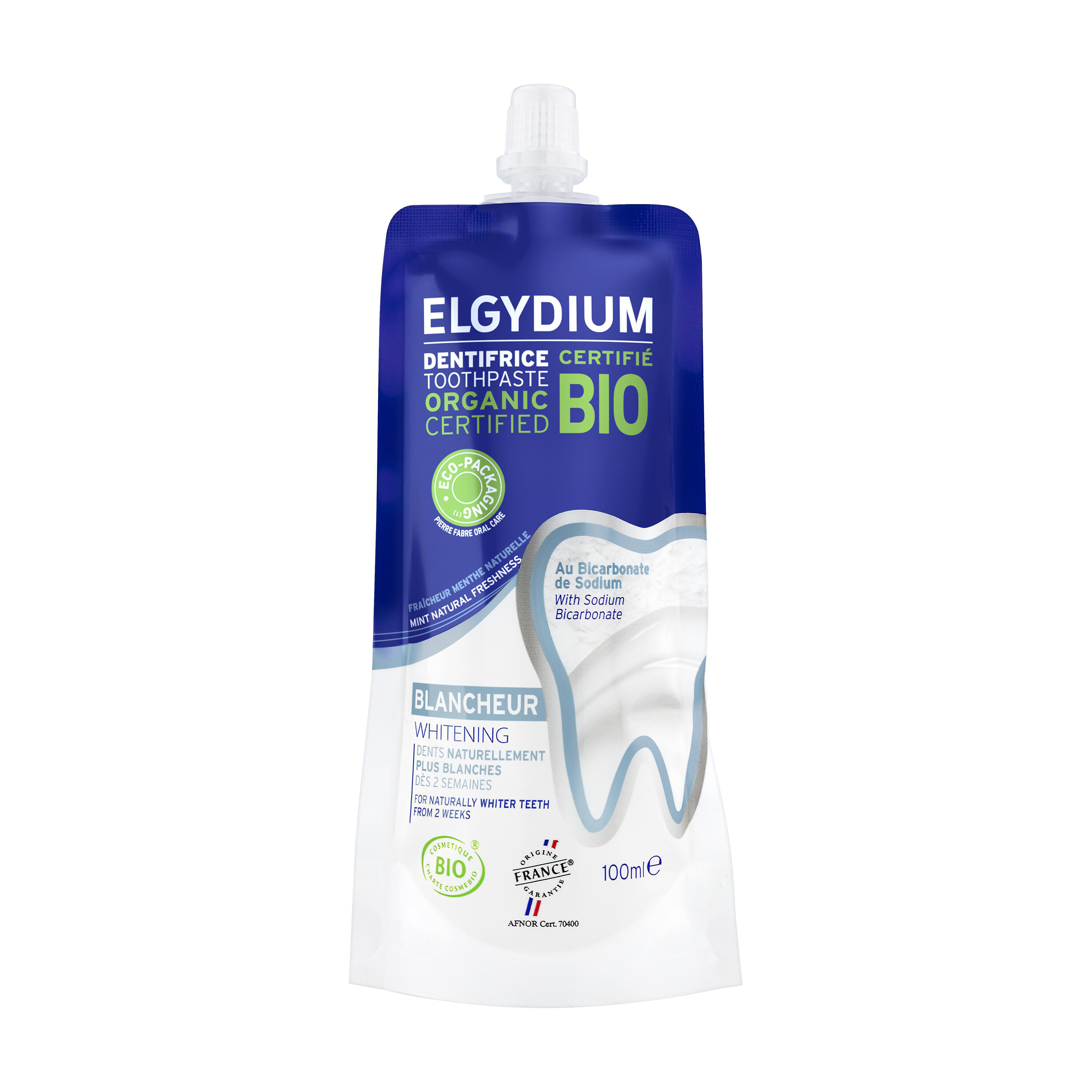 ELGYDIUM Blancheur BIO Dentifrice écoconçu 100 ml
