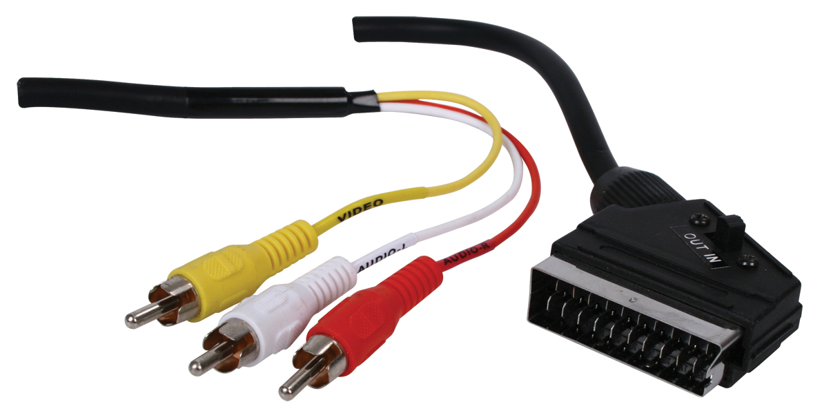 Câble audio/vidéo Péritel Tech+Link Scartflex Mâle/Mâle Haute qualité
