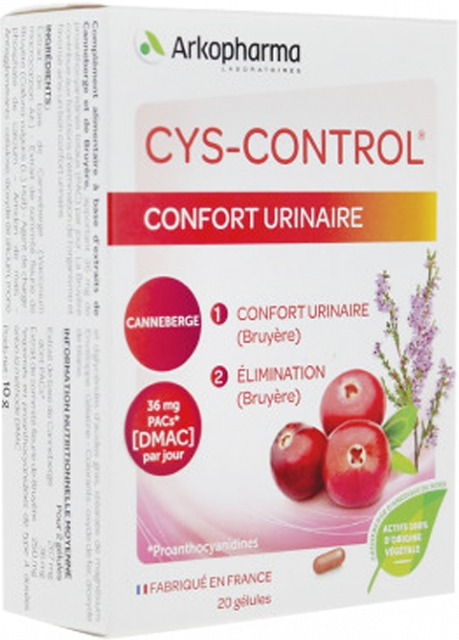 Cys-control confort urinaire 20 gélules