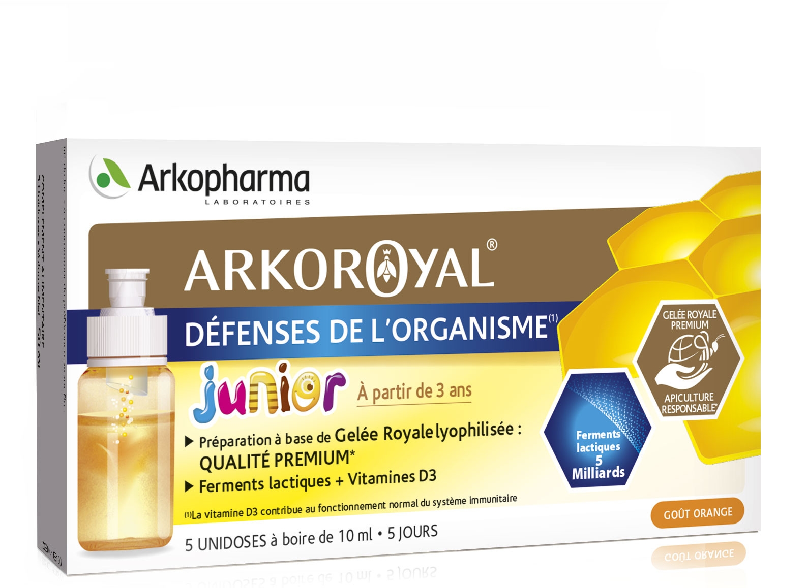 Arkoroyal Défenses Naturelles 5 doses de 10 ml