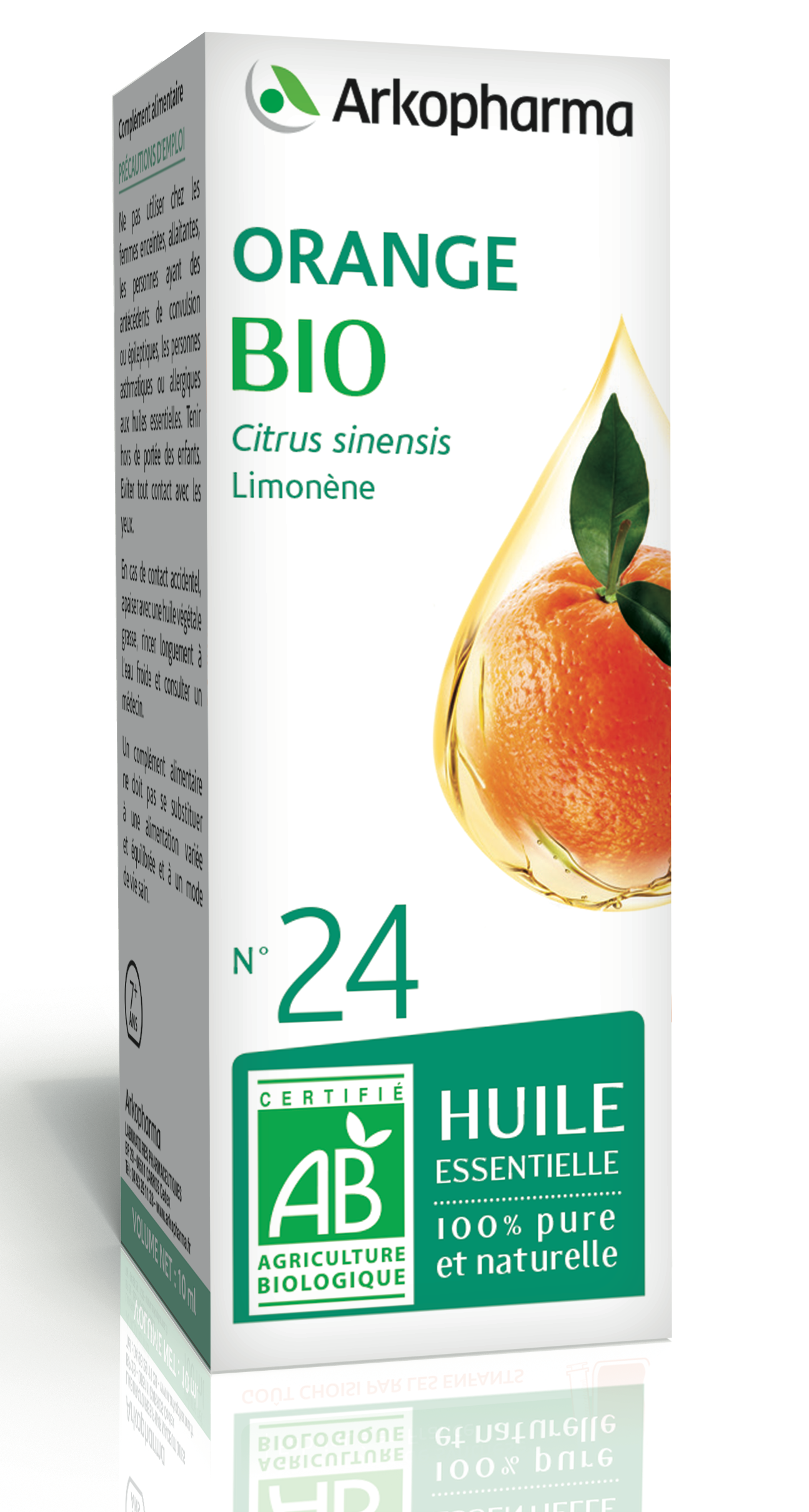 Huile essentielle orange bio 10ml