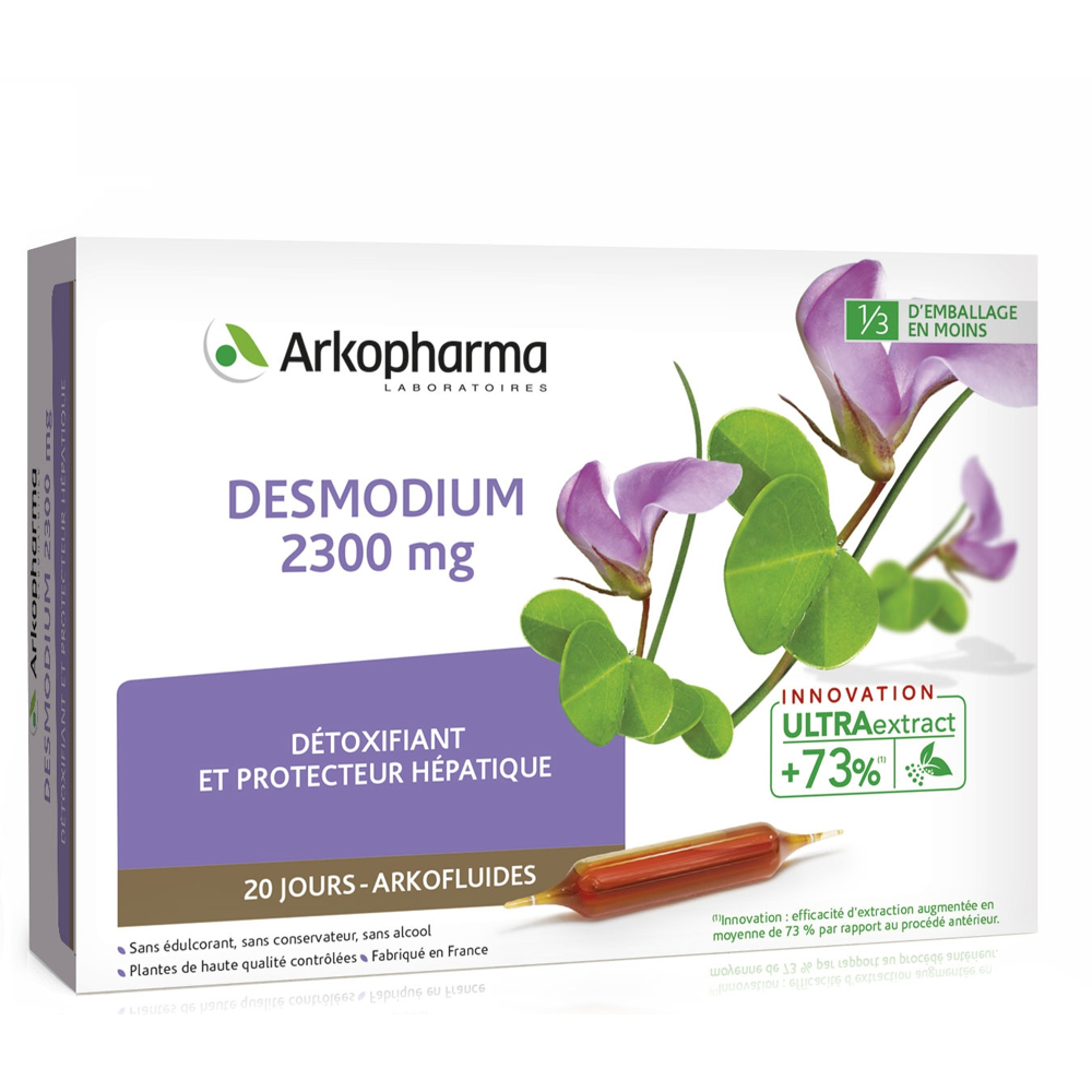 Arkofluides desmodium 2300 mg 20 ampoules