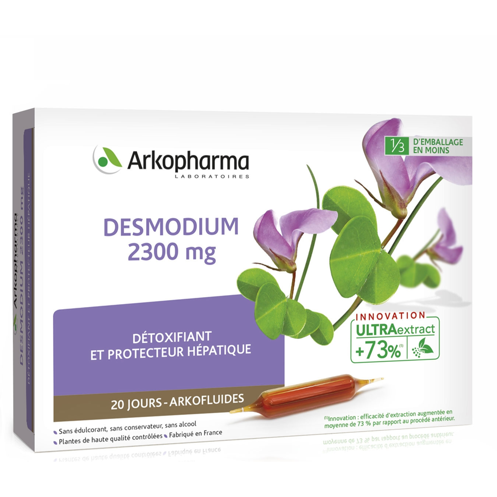 Arkofluides desmodium 2300 mg 20 ampoules