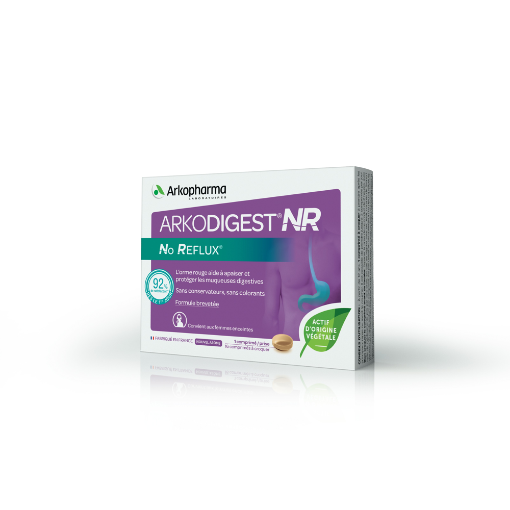 Arkodigest No Reflux, Arôme menthe poivrée 16 comprimés