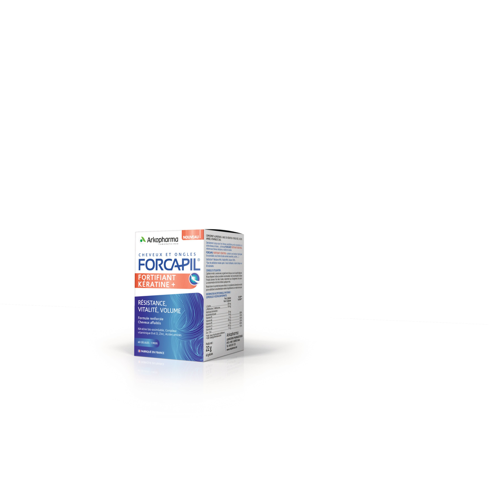 Forcapil Fortifiant + Keratine 60 gélules