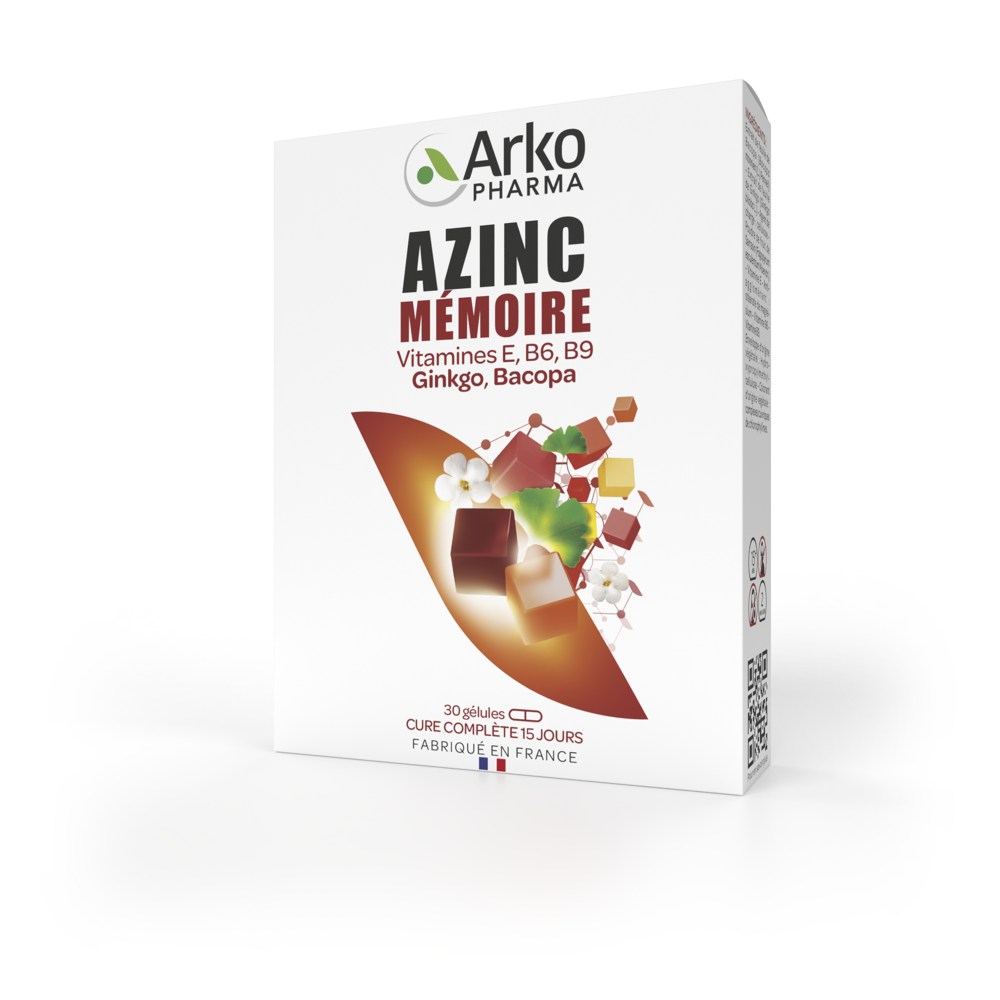 Azinc Mémoire 30 Gélules